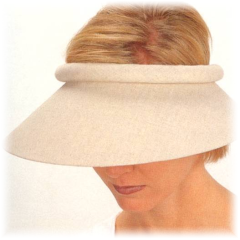 large brim visor