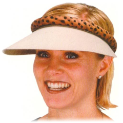 ultra suede square visor